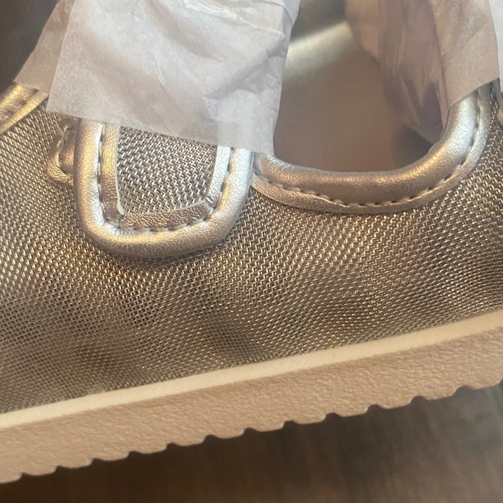 Steve Madden Metallic Silver Kids' Sandals